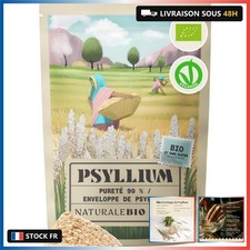 NaturaleBio Psyllium Blond Bio Téguments 99% Pureté Sans Gluten