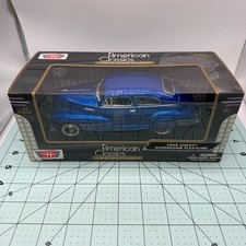 1948 Chevrolet Aerosedan Fleetline Blue 1/24 Diecast Model Car by Motormax
