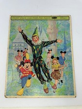 Vintage Disney Mickey Mouse Club Frame Tray Puzzle by Whitman 1964 NO. 4506 Z5