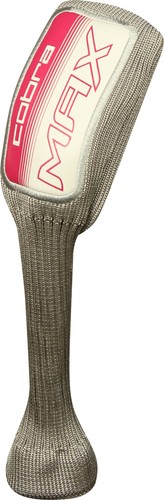 Cobra Golf Ladies Max Hybrid White/Grey/Pink Headcover