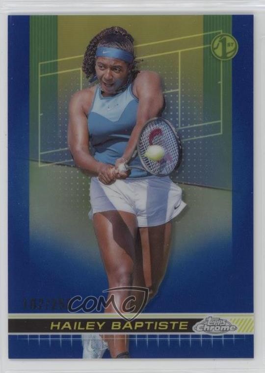 2024 Topps Chrome Blue Refractor 192/250 Hailey Baptiste #183 Rookie RC 7k8