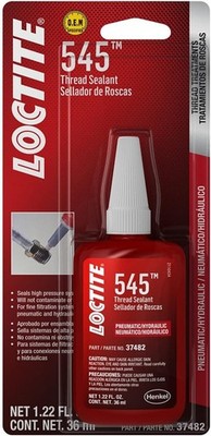 36 ml Loctite 545 High-Performance Thread Sealant for Pneumatic & Hydraulic Use
