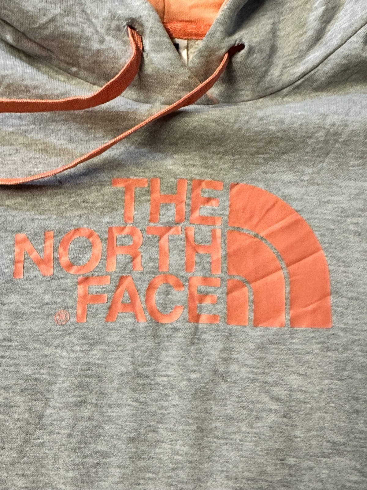 The North Face Ladies Logo Hoodie Large Grey image 2