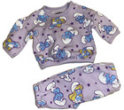 JC !WOW! SMURFS 0-3M Sweatshirt & Sweatpants Outfit Set — photo 1