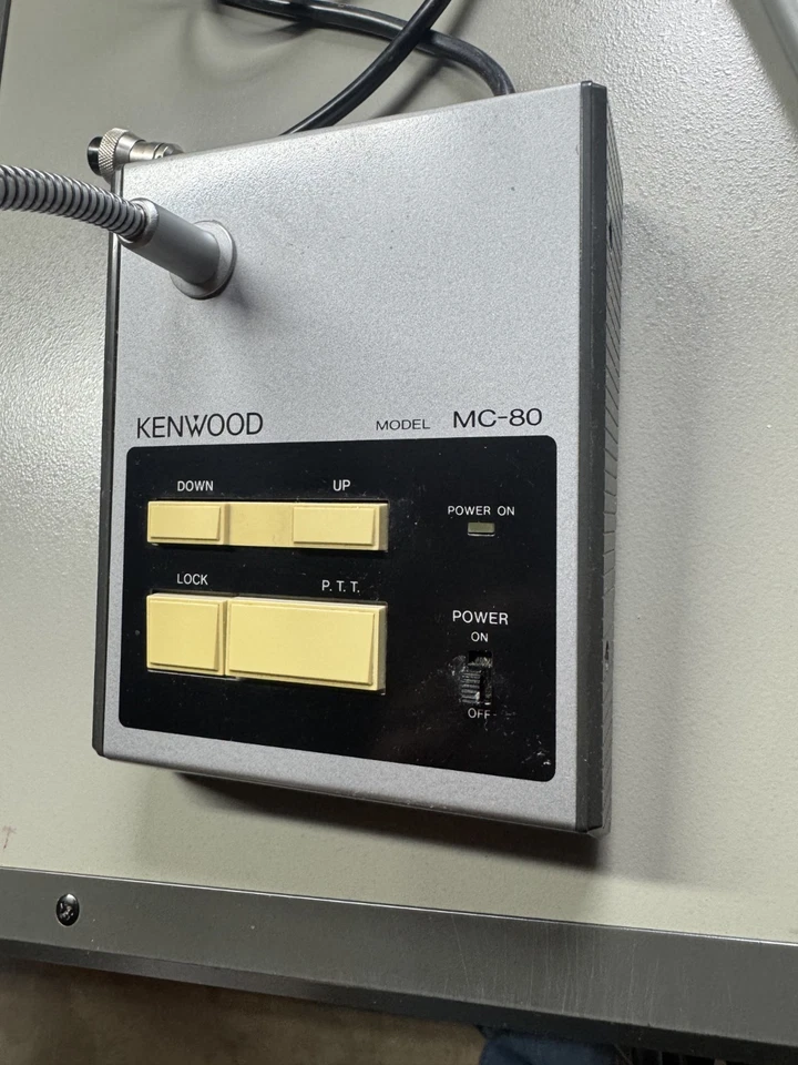 Kenwood MC-80 Electric Desktop Base Station HAM Microphone - Image 2 of 4