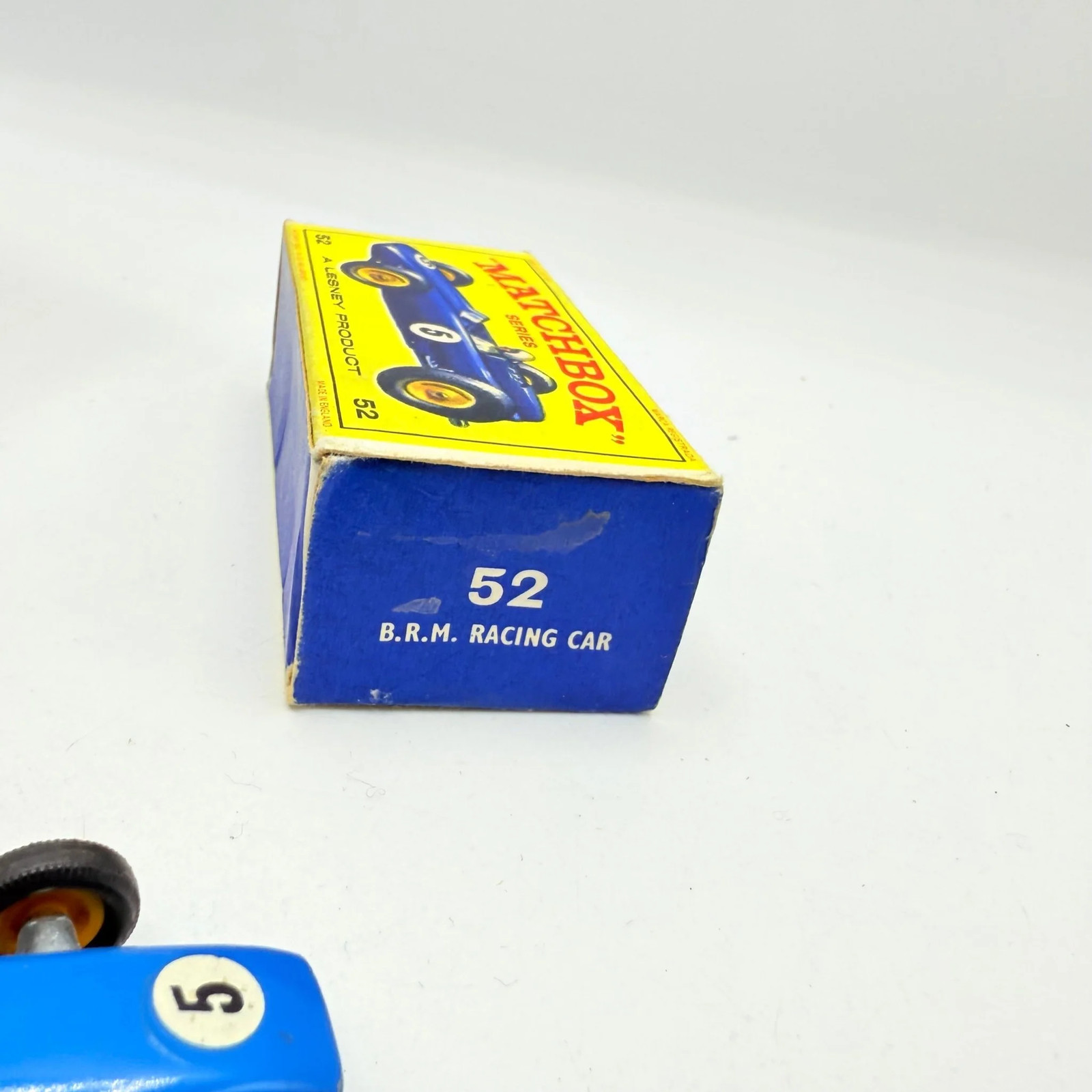 Matchbox Lesney 52b BRM racing car Boxed Regular Wheels