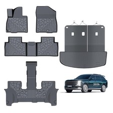 Car Floor Mats for Hyundai Palisade 2026 Only Fit Gas , Cargo Liners with Se...