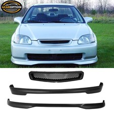 Fits 99-00 Honda Civic Ek 3dr Type R Front Rear Bumper Lip Spoiler Grill Fits 99-00 Honda Civic Ek 3dr Type R Front Rear Bumper Lip Spoiler Grill