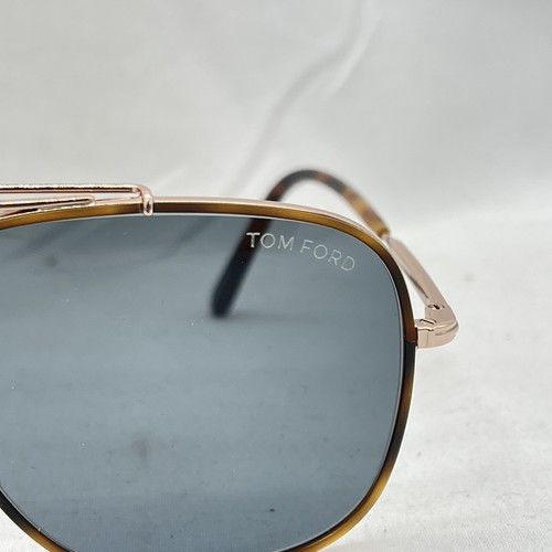 Tom Ford Mens Benton Large Aviator Sunglasses TF693 Havana - Picture 3 of 14