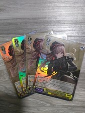 God of Victory NIKKE Weiss Schwarz SR Rapunzel Card Set 4 Pieces Unused