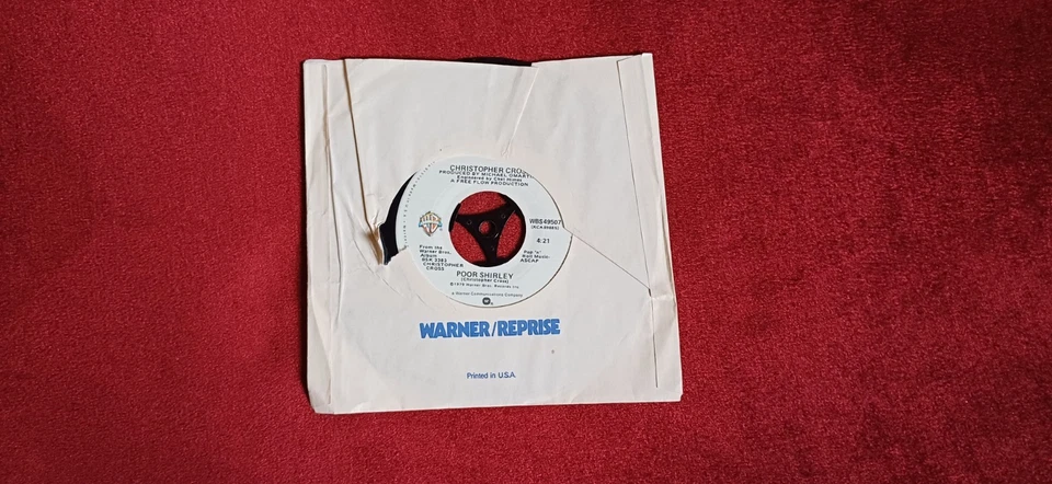 Christopher Cross - Sailing Single und Rückseite Poor Shirley - Bild 2 von 4