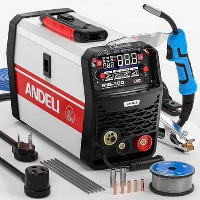 ANDELI 160A MIG Welder 4-In-1 Multiprocess 110V/220V Dual Voltage