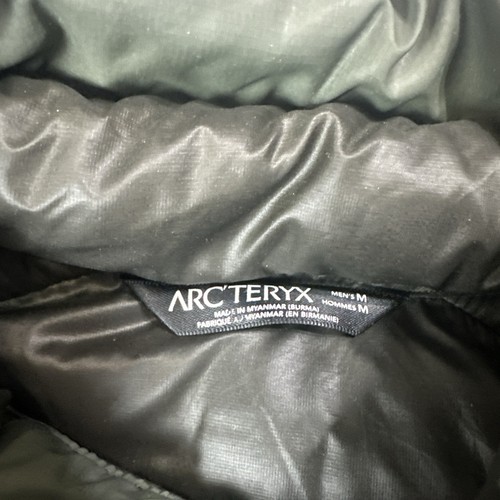 Arc'teryx Thorium AR Jacket Mens Medium Green Goose Down Puffer Full Zip - Bild 3 von 10