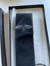 Gucci New Bee Silk Tie Necktie Skinny  Box