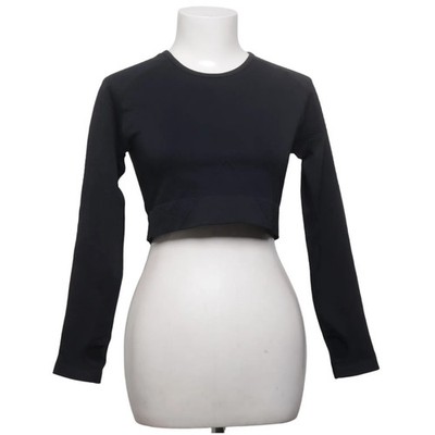 Aim'n, Crop Top, Größe: M, A2141, Schwarz, Einfarbig, Damen #gnr