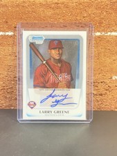 2011 Bowman Draft Prospects #BCAP-LG Larry Greene Chrome Prospect Autographs