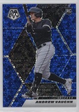 2021 Panini Mosaic Rookie Quick Pitch Blue Prizm 51/85 Andrew Vaughn #283 1k5