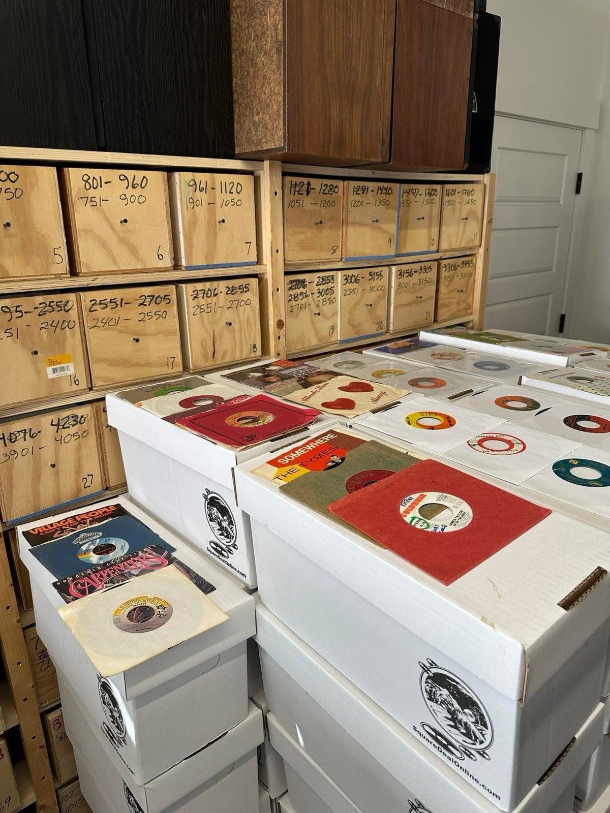 Lot Of 50 Random 45rpm Vinyl Records From Closed Down Delaware Record Store!