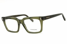 Salvatore Ferragamo SF2993 320 Transparent Khaki 53mm Eyeglasses New Authentic