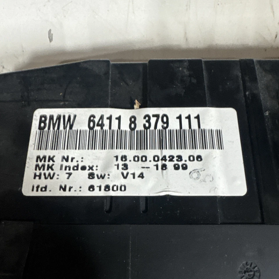 95-98 BMW E38 740iL OEM HVAC AC módulo de control de clima térmico 8377541 b51a Foto 2 de 3
