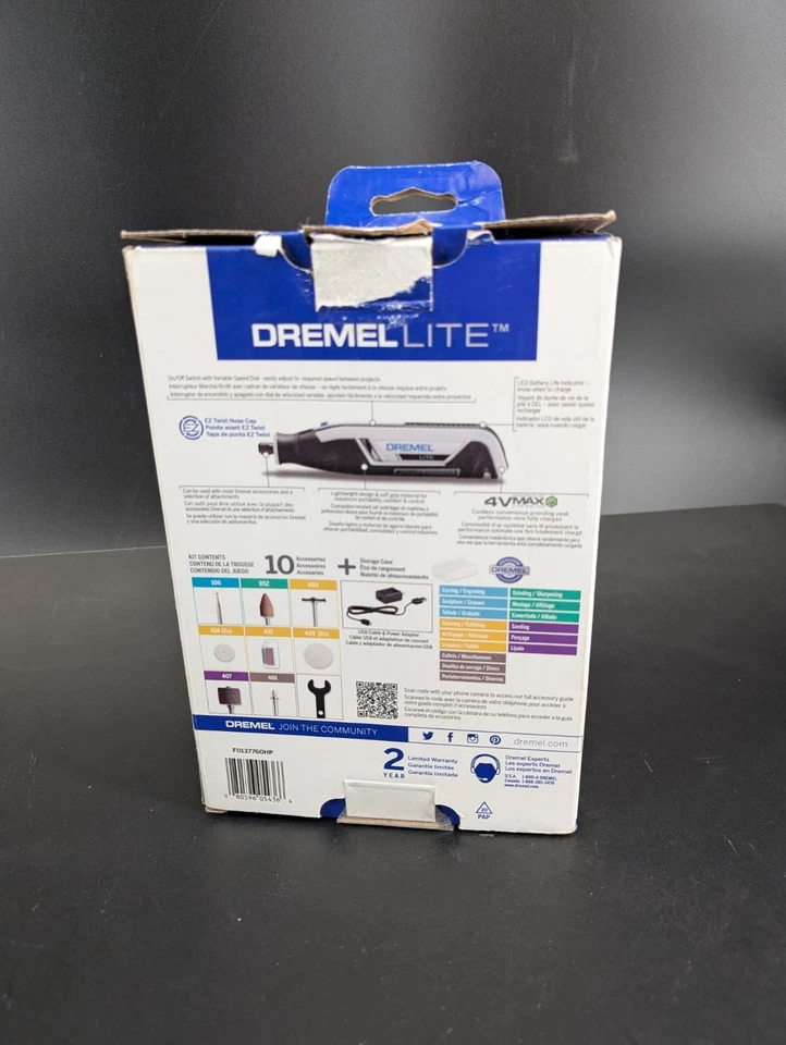 Dremel 7760-N/10 4V Cordless Rotary Tool - Image 3 of 4
