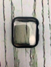 Case Compatible with Watch 44mm Black Silicone Smart Watch Case