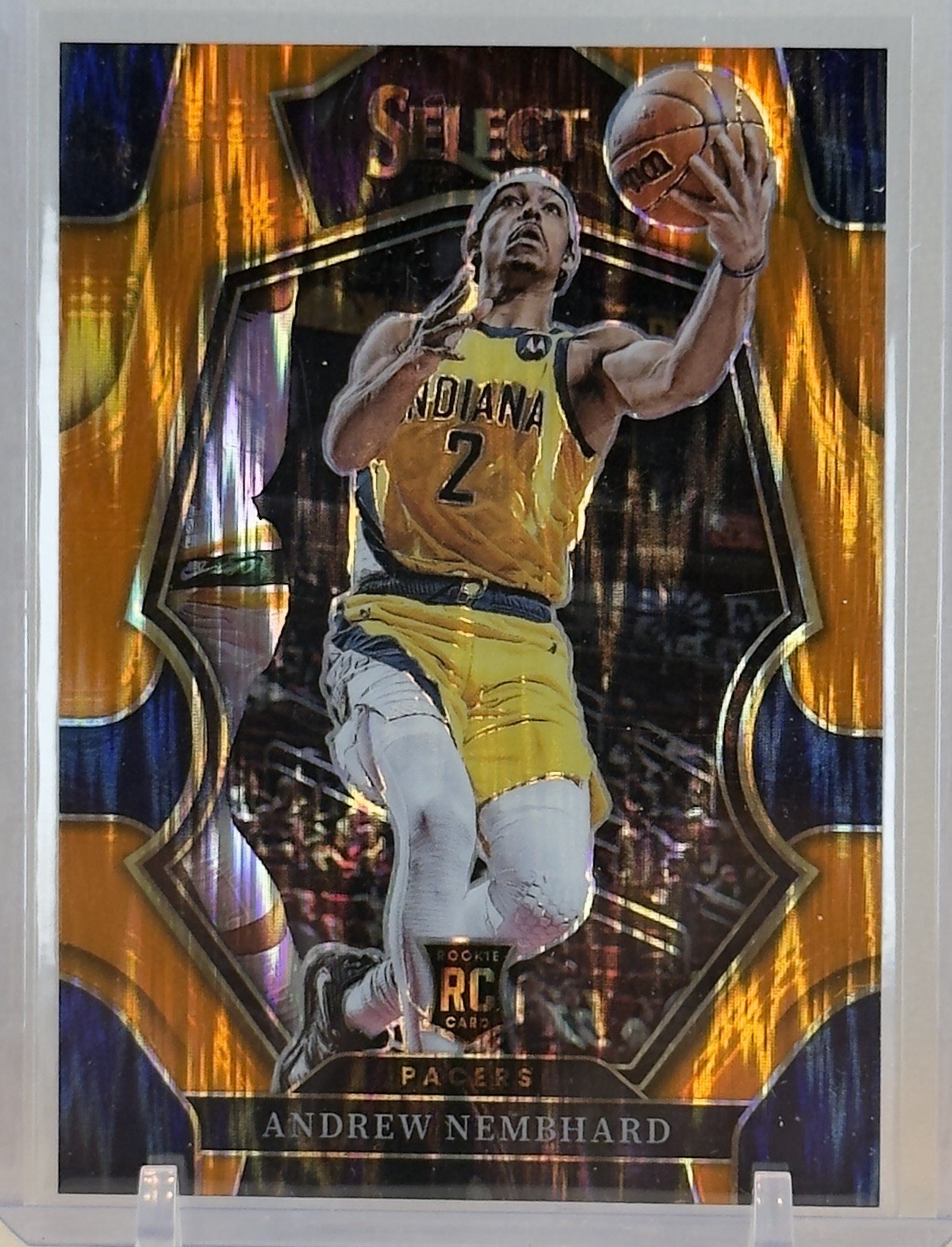Andrew Nembhard 2022-23 Select #186 Rookie Card (RC) Orange Flash Prizm Pacers