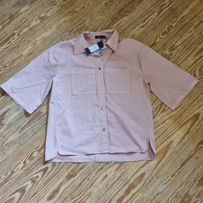 Soaked In Luxury SLSamar Overshirt Blusen-Hemd Gr. S PEACHY Keen NEU Mit Etikett