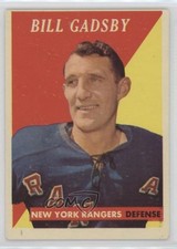 1958-59 Topps Bill Gadsby #34 HOF 0q3