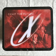 X-Files Fight The Future Metal Lunchbox 1998 G Whiz! 8x7x4 Inches New Sealed