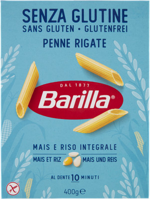 Glutenfreie Penne Rigate Nudeln 400g - Barilla