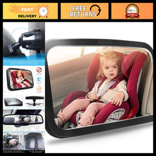 Baby Car Mirror for Rear Facing Infants - Shatterproof, 360 Rotation, Crash Tes