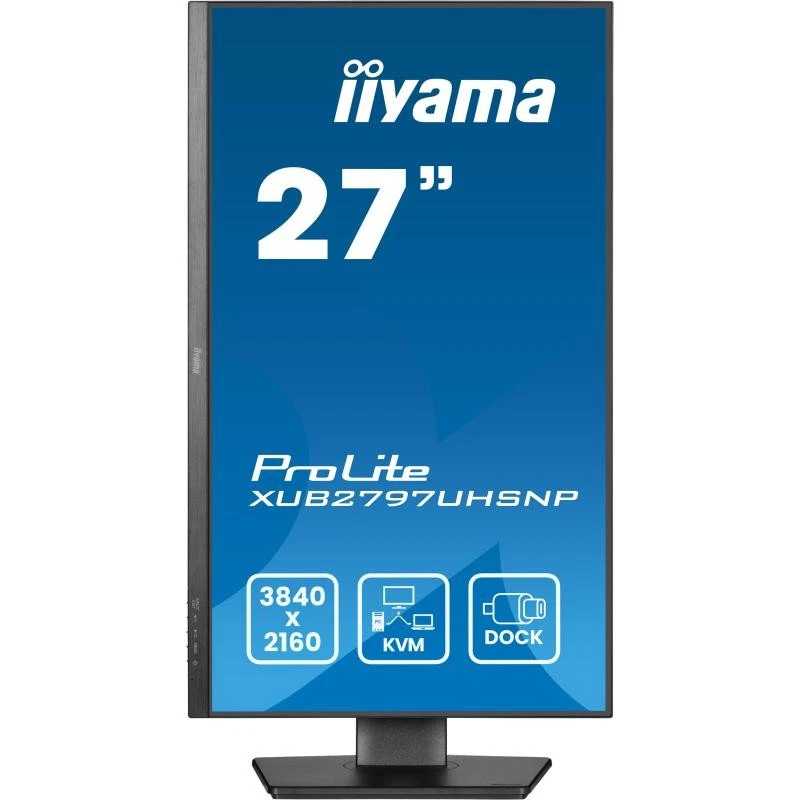 iiyama ProLite XUB2797UHSNP-B1 Monitor PC 68,6 cm (27") 3840 x 2160 Pixel 4K Ult - Изображение 2 из 4