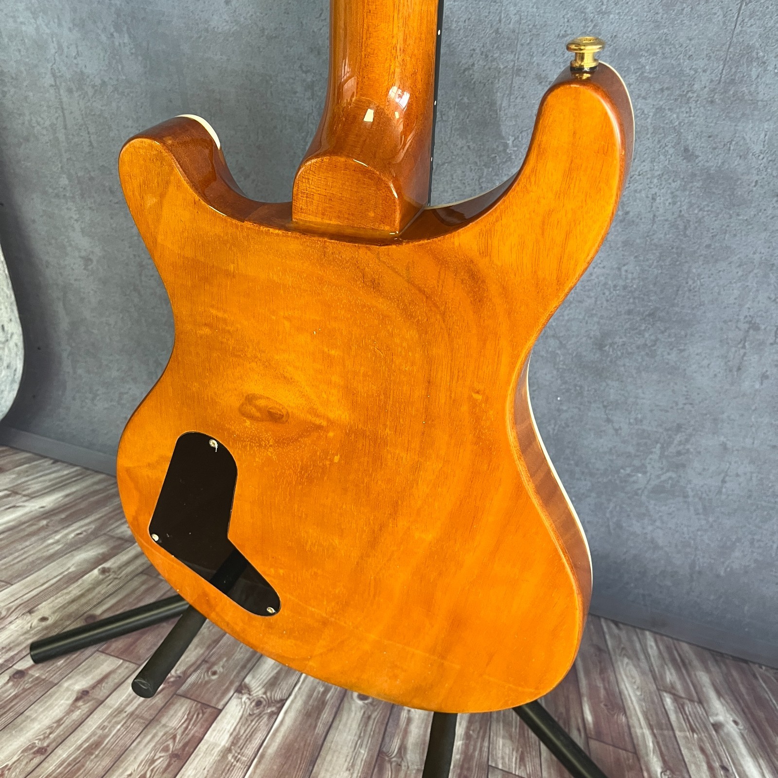 US Warehouse PRS Custom 24 Electric Guitar Blue Flame Top Gold Hardware