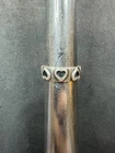 5.2g VTG Sterling Silver 925 Hearts Ring Size 7.5 Jewelry Lot M