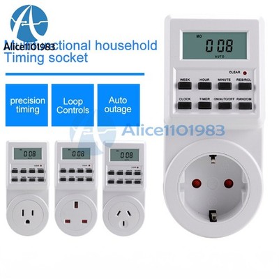 Programmable Timing Socket Electronic Timer   Timer Automatic Power Off *lj