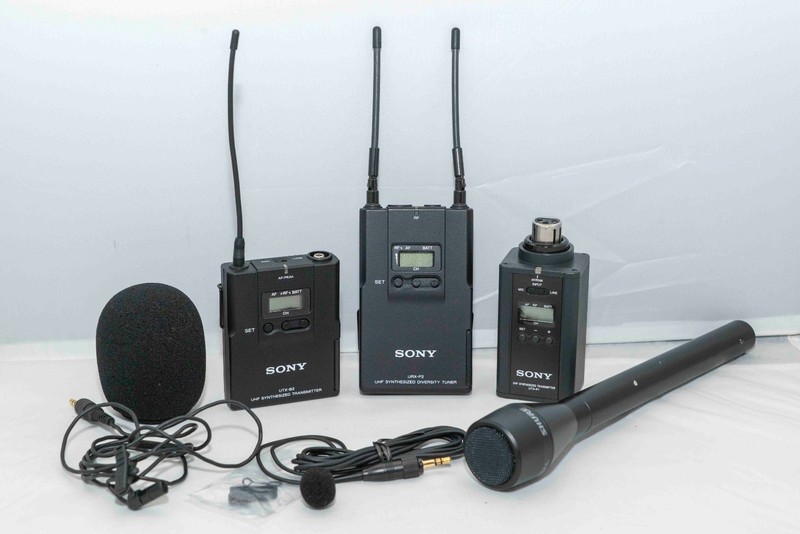 Sony UWP-V Series Wireless Microphone Package UTX-P1, URX-P2 & UTX-B2