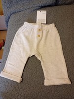 H&M Baby Trousers 1-2 Months Cream Beige 100% Cotton Elasticated Waist