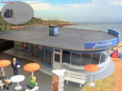 Gaugemaster Fordhampton Seafront Cafe Bausatz mit LED Maßstab 1:76, Maßstab OO