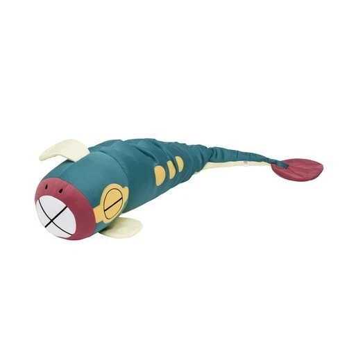 Pokemon Center original Plush Tight hug Eelektrik beads Body pillow BIG USED - Picture 1 of 11
