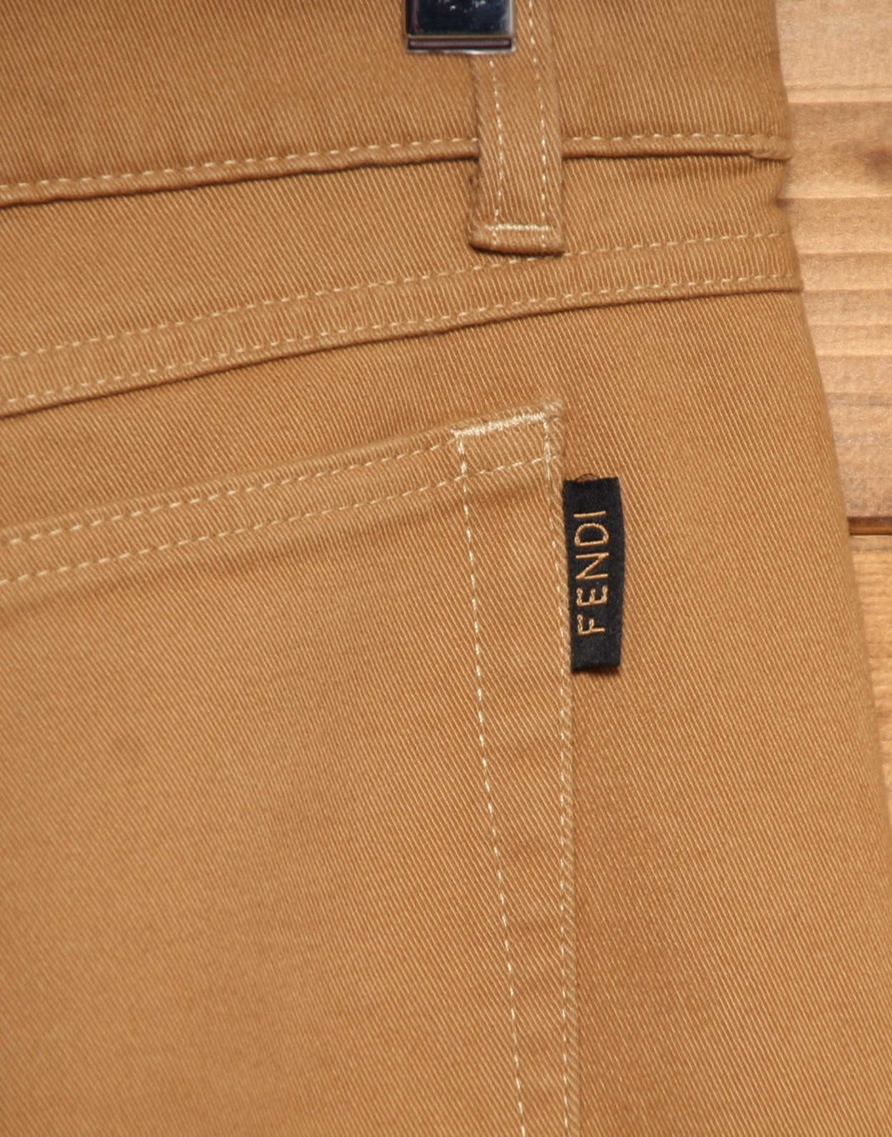 Trousers Fendi Size 48 Used (Cod.Sj1229) Vintage Brown Unisex image 4