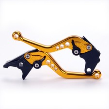 Short Brake Clutch Levers For Yamaha YZF-R125/125R 2008-2012 2011 2010 Gold