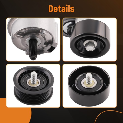 V-Ribbed Belt Tensioner Pulley Kit For Kia Sportag-e L4 2.4L 252122G760 - Picture 11 of 12