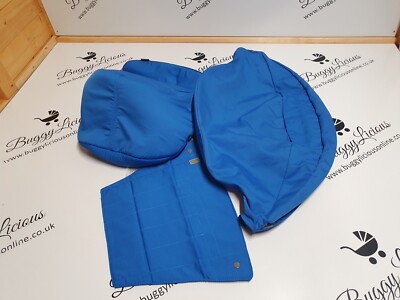 Britax Affinity Blue Hood Sonnendach Schürze Korb Einlage 3 Stück Set