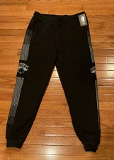 Men's UNK ULTRA Game New York Knicks Black Training Pants Joggers NWT Large