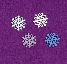 SNOWFLAKE 16 die cuts scrapbook cards