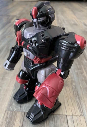 Hap-P-Kid Toy Robot 7" Black And Red - Electronic Walking Action & Eyes Light up - Picture 2 of 7