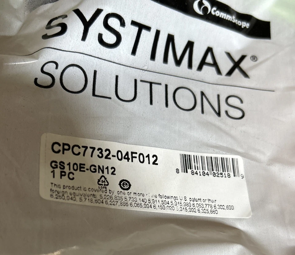 Systimax Cat6 Giga CPC7732-04F012- GS10E-GN12 Green Cable Buy Multiple Discount - Image 2 of 4