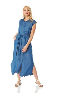 roman denim dress