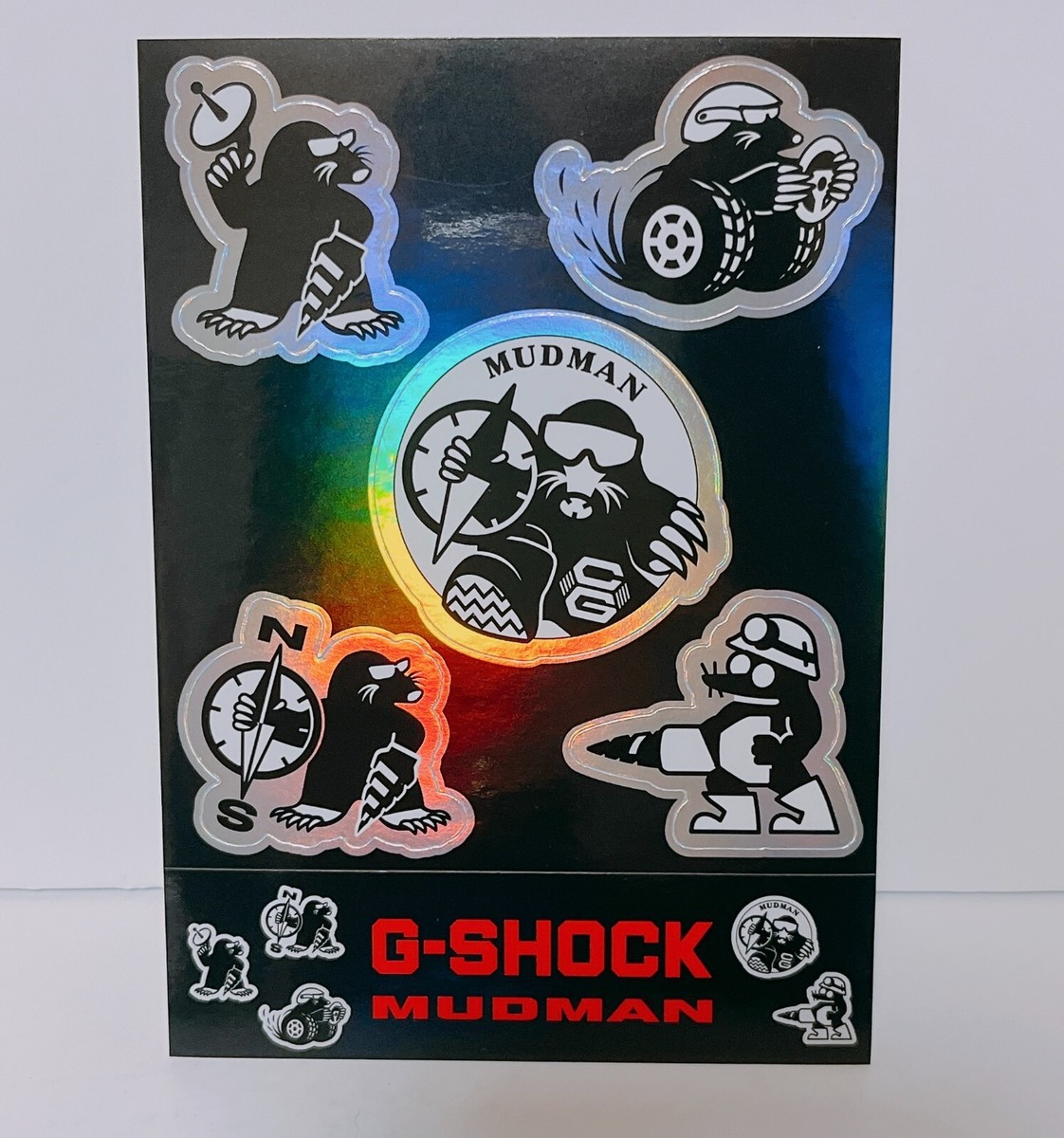 Casio G-Shock Promotional Goods MUDMAN Sticker Sheet ×1 ITZY Card